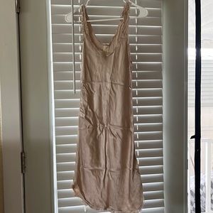Silk midi summer dress